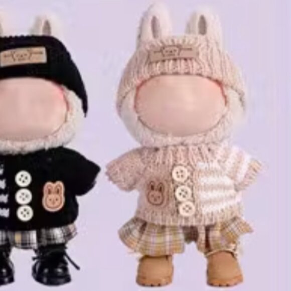 🎈SALE: Labubu - Plaid Skirt & Sweater Set (3 pieces) - Picture 3 of 3